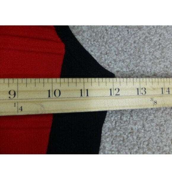 G by Guess Red and Black Bodycon Halter Dress (Size XS) - Picture 9 of 11